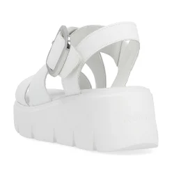 Women'S Wedge Sandals Antique White Ladies Heeled Shoes