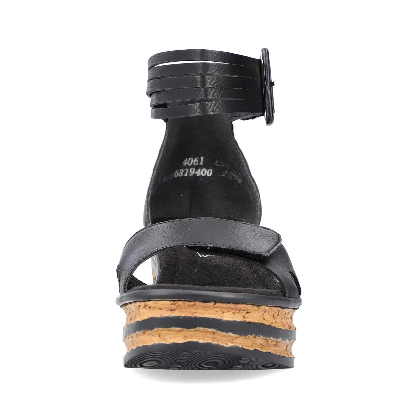 Discount Women'S Wedge Sandals Glossy Black Men'S Summer Shoes