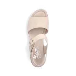 Outlet Women'S Wedge Sandals Champagne Ladies Sandals & Sandals