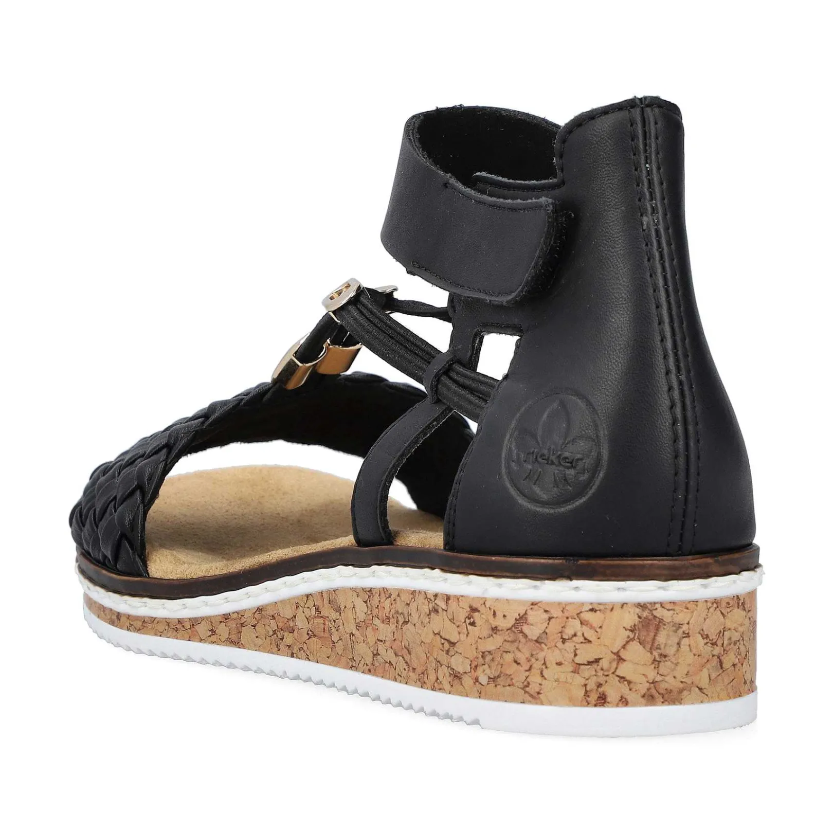 Online Women'S Wedge Sandals Night Black Ladies Sandals & Sandals