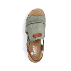 Discount Women'S Wedge Sandals Khaki Green Men'S Summer Shoes