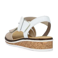 Outlet Women'S Wedge Sandals Edelweis Champagne Beige Men'S Summer Shoes