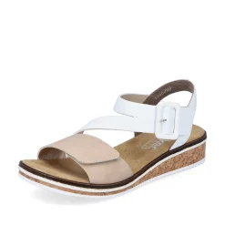 Outlet Women'S Wedge Sandals Edelweis Champagne Beige Men'S Summer Shoes