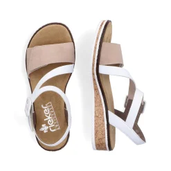 Outlet Women'S Wedge Sandals Edelweis Champagne Beige Men'S Summer Shoes