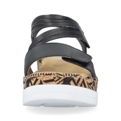 Women'S Wedge Sandals Night Black Ladies Sandals & Sandals
