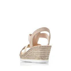 Clearance Women'S Wedge Sandals Old Pink Ladies Heeled Shoes