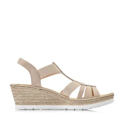 Clearance Women'S Wedge Sandals Old Pink Ladies Heeled Shoes