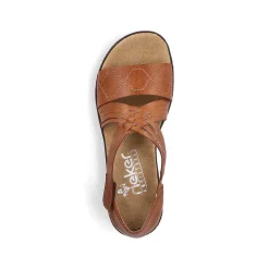 Discount Women'S Wedge Sandals Copper Ladies Heeled Shoes