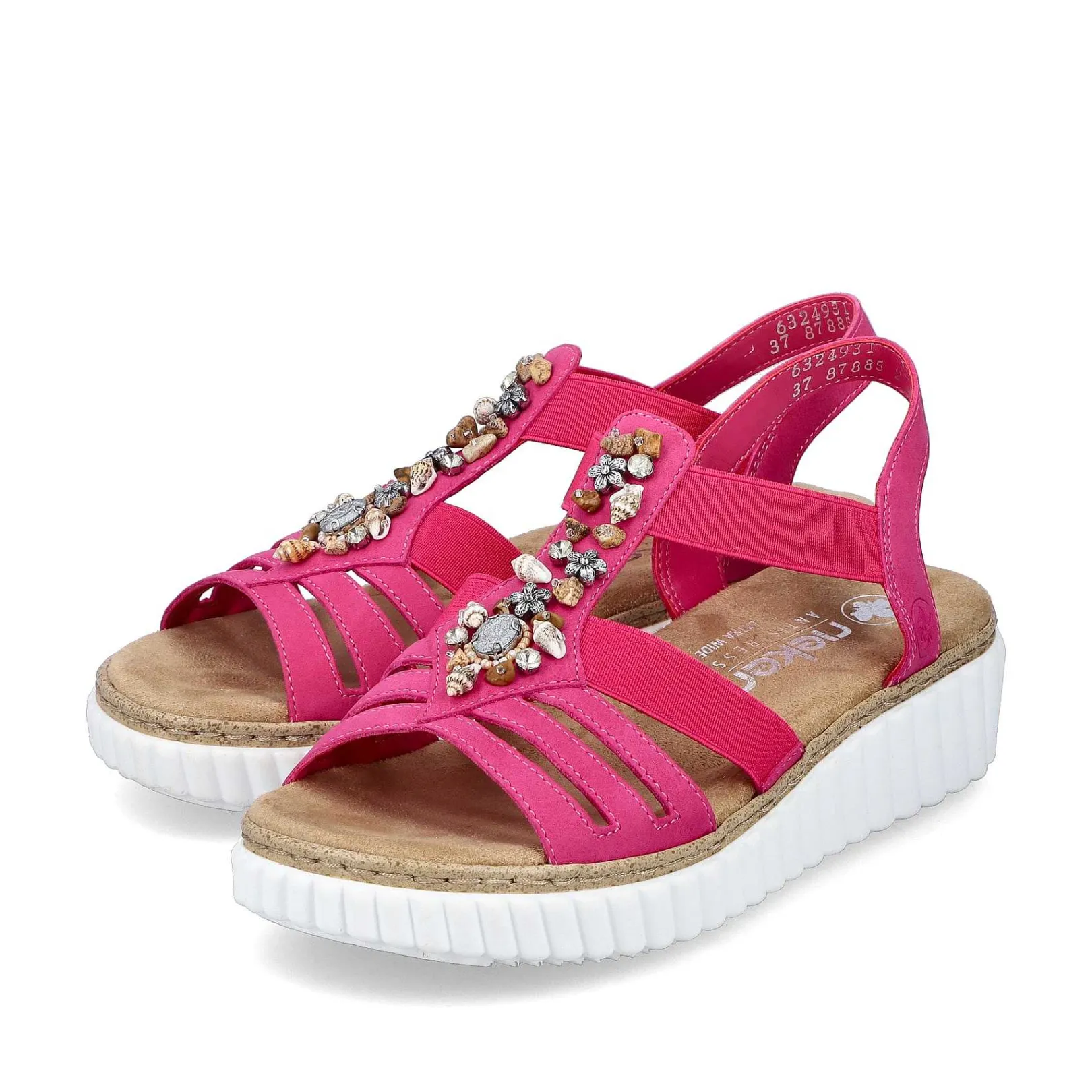 Best Women'S Wedge Sandals Pink Ladies Heeled Shoes