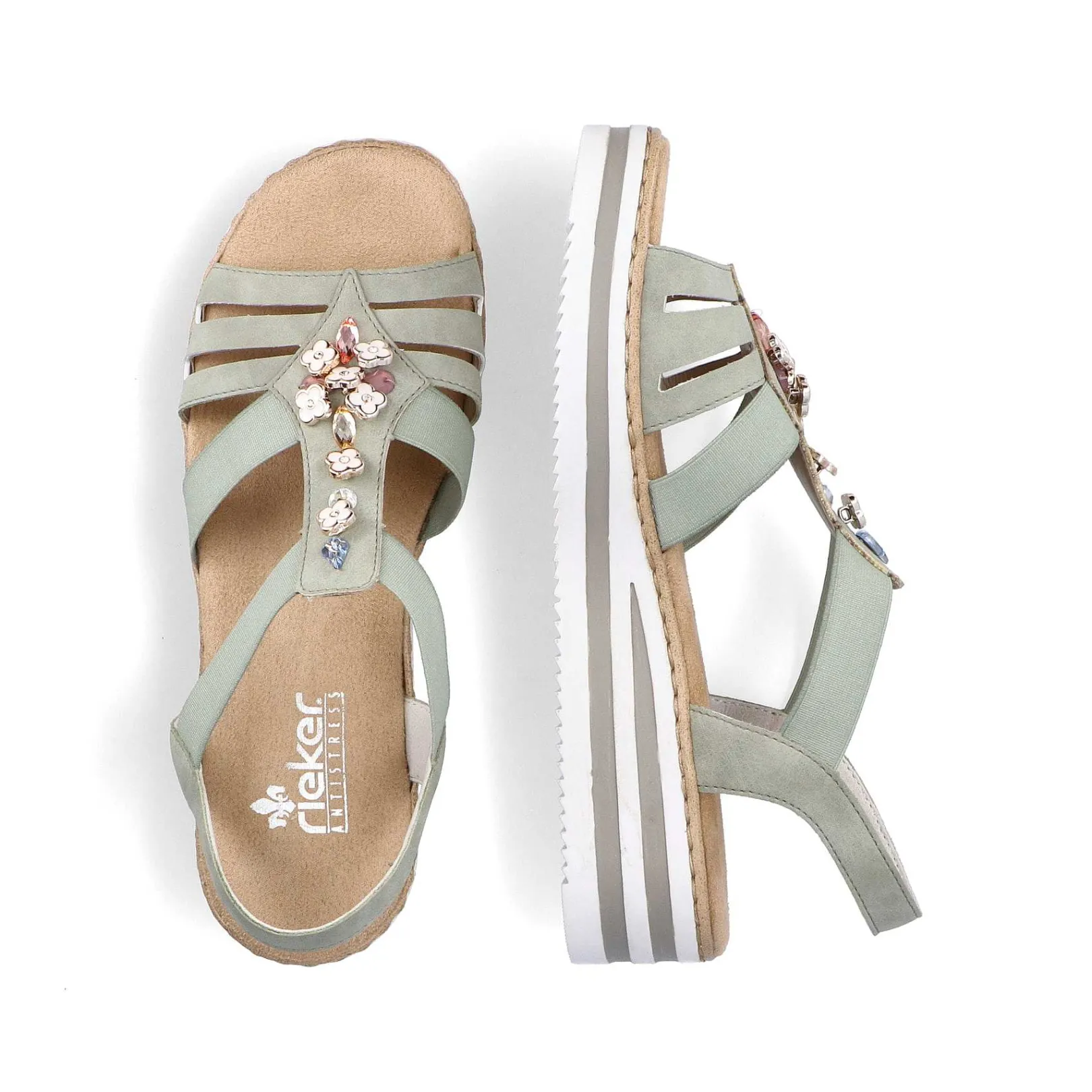 Online Women'S Wedge Sandals Mint Green Men'S Summer Shoes