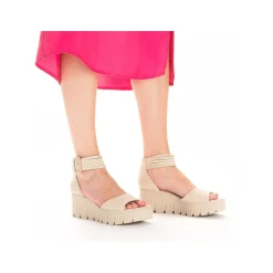 Outlet Women'S Wedge Sandals Sand Beige Men'S Summer Shoes