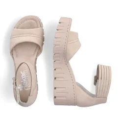 Outlet Women'S Wedge Sandals Sand Beige Men'S Summer Shoes