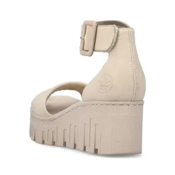 Outlet Women'S Wedge Sandals Sand Beige Men'S Summer Shoes
