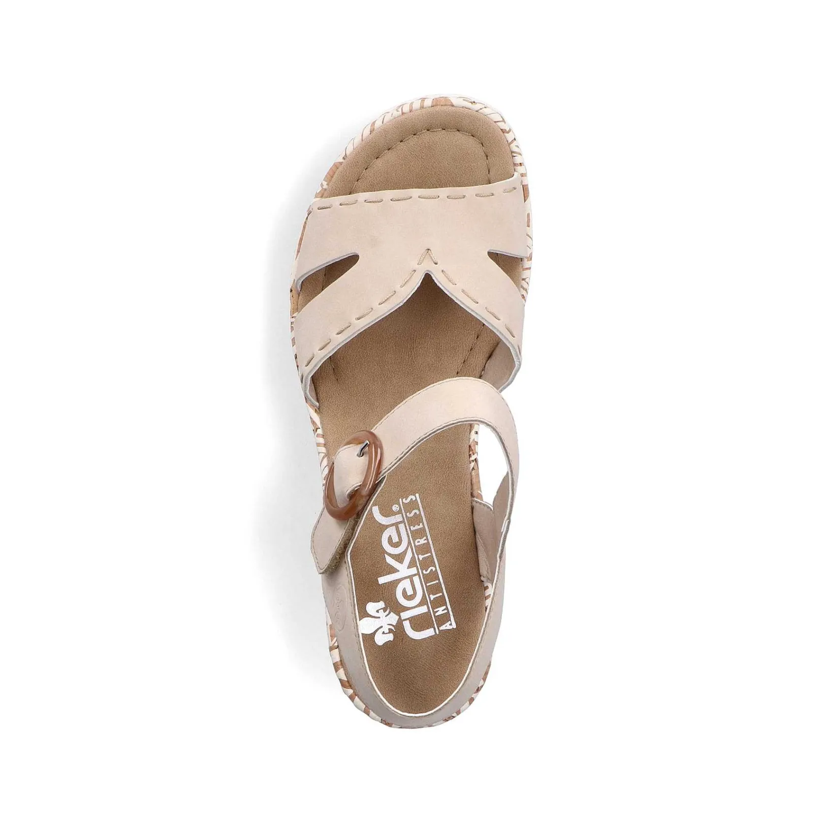 Discount Women'S Wedge Sandals Champagne Ladies Heeled Shoes