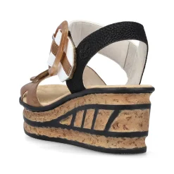 Hot Women'S Wedge Sandals Brown Beige-Pure White Men'S Summer Shoes