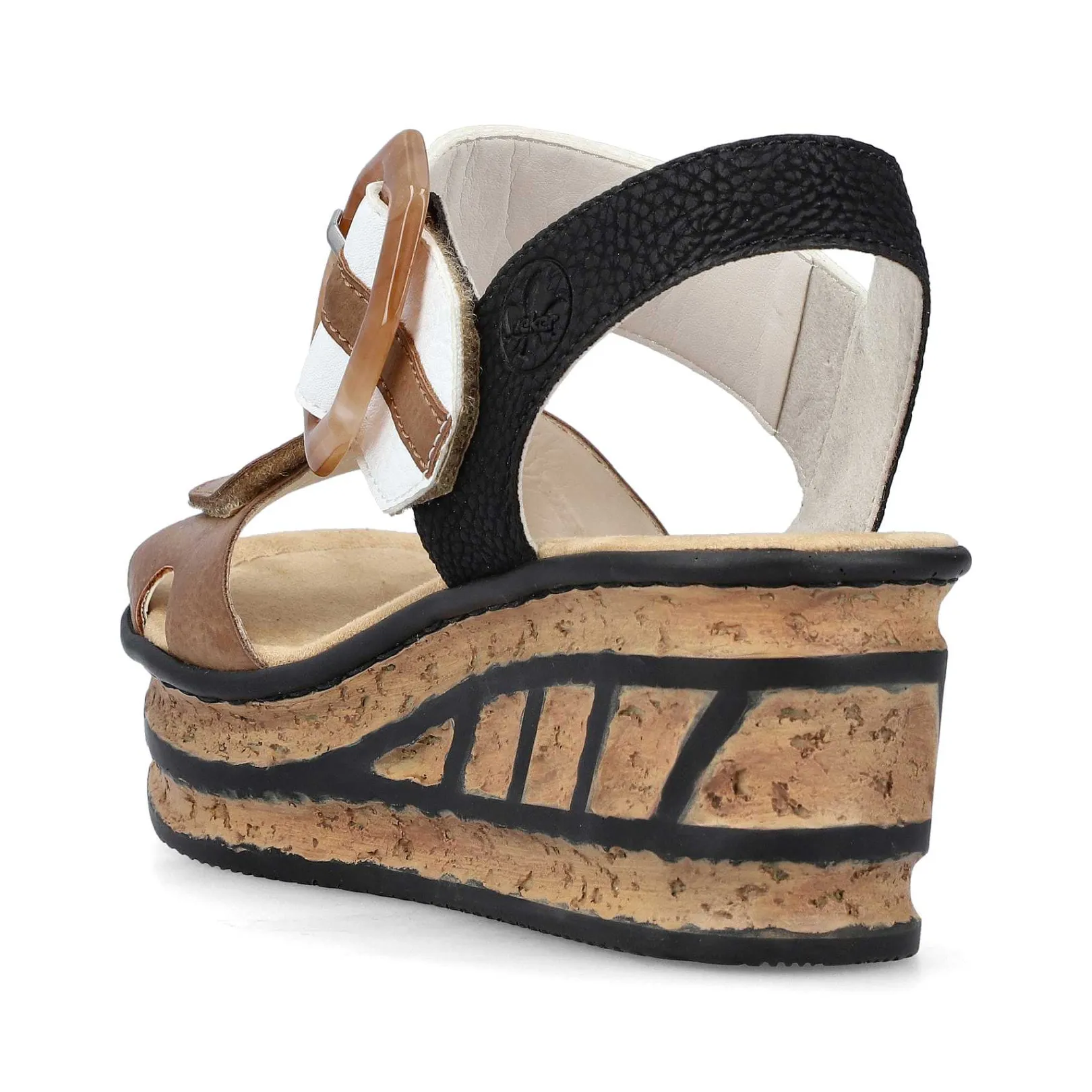 Hot Women'S Wedge Sandals Brown Beige-Pure White Men'S Summer Shoes