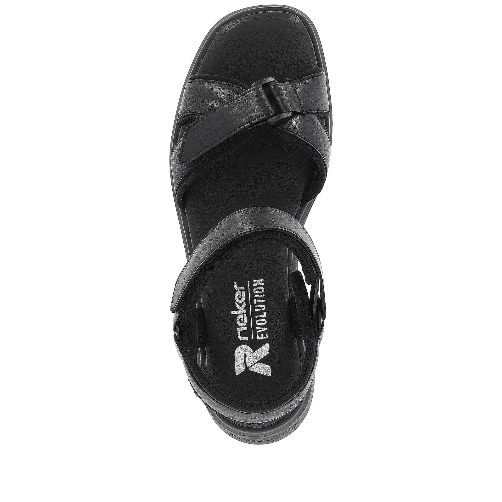 Women'S Wedge Sandals Night Black Ladies Heeled Shoes
