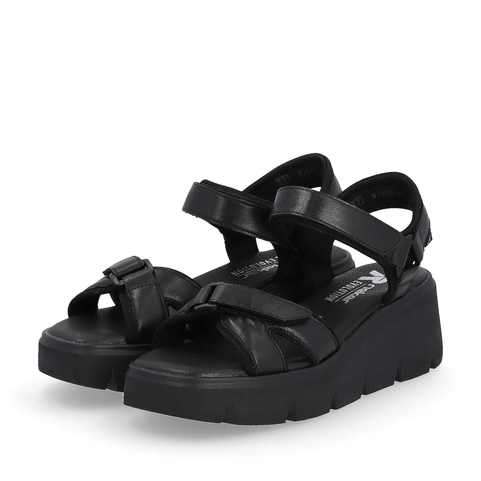 Women'S Wedge Sandals Night Black Ladies Heeled Shoes