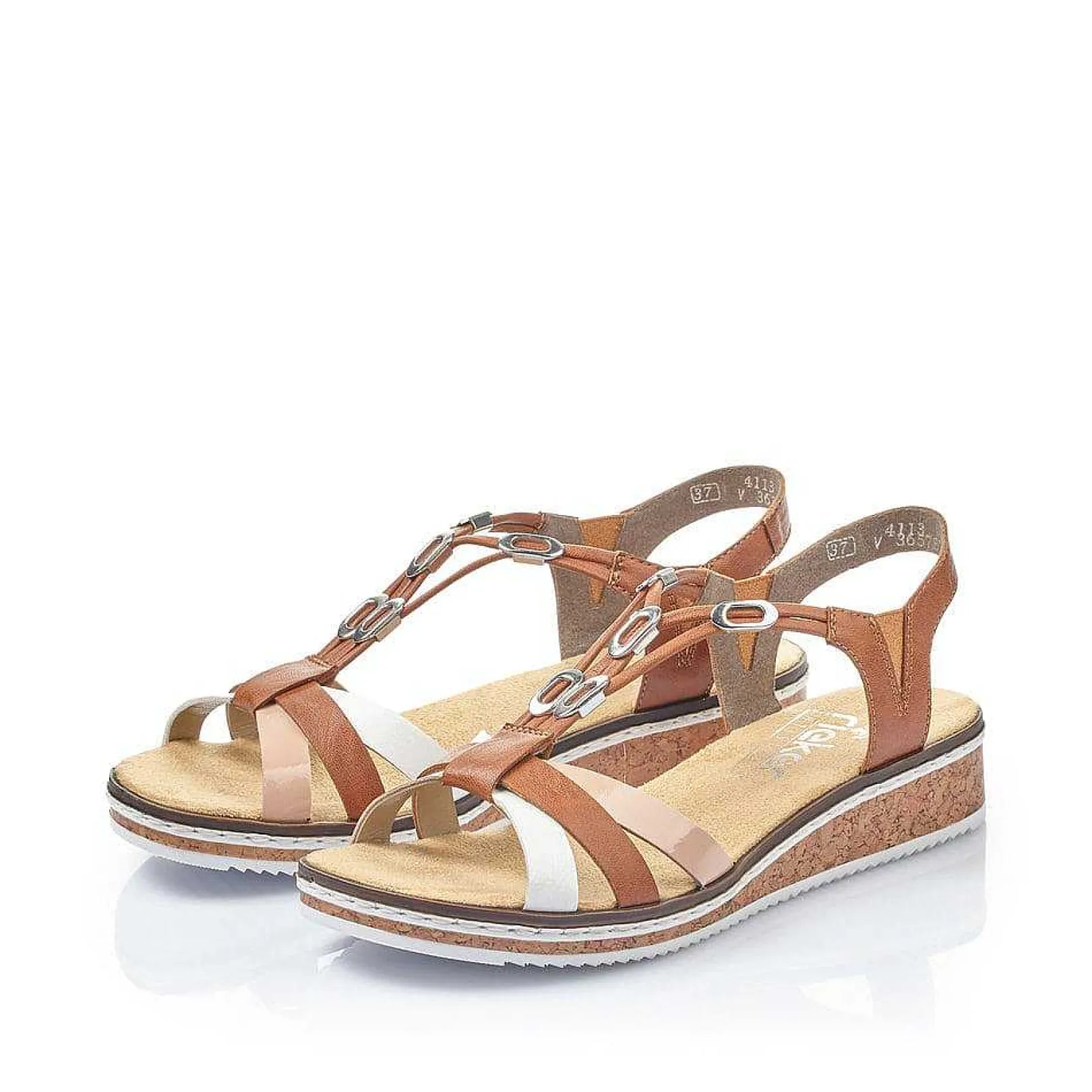 Best Women'S Wedge Sandals Chestnut Brown Ladies Heeled Shoes