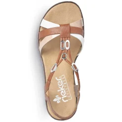 Best Women'S Wedge Sandals Chestnut Brown Ladies Heeled Shoes