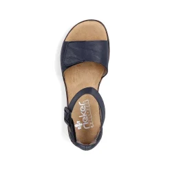 Best Women'S Wedge Sandals Navy Blue Ladies Heeled Shoes