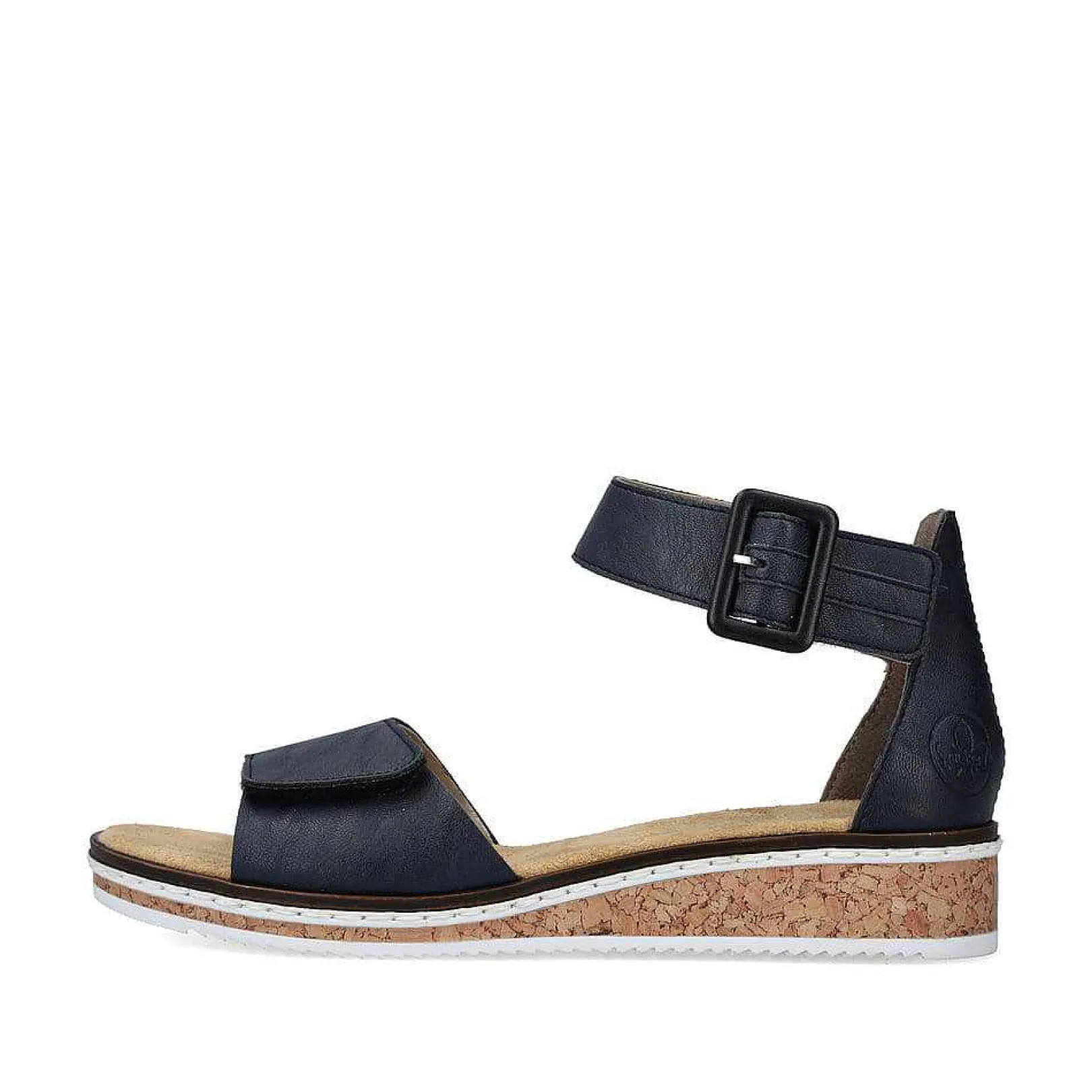Best Women'S Wedge Sandals Navy Blue Ladies Heeled Shoes