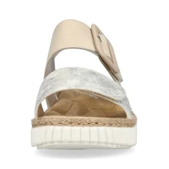 Discount Women'S Wedge Sandals Light Beige Ladies Sandals & Sandals