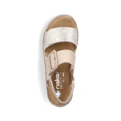 Discount Women'S Wedge Sandals Light Beige Ladies Sandals & Sandals