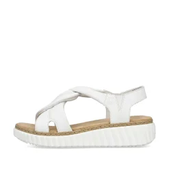 Women'S Wedge Sandals Snow White Ladies Heeled Shoes