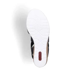 Hot Women'S Wedge Sandals Jet Black Ladies Heeled Shoes