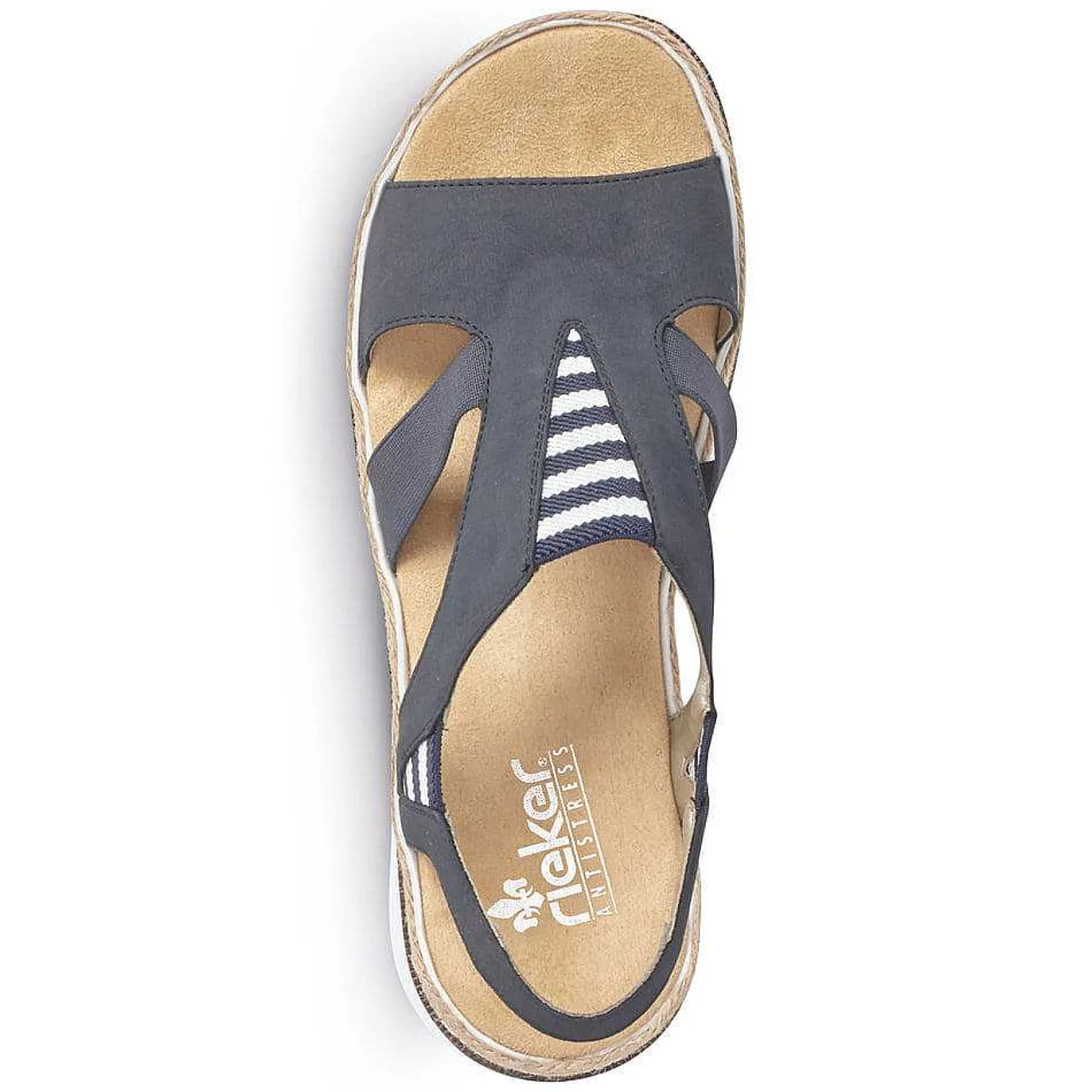 Sale Women'S Wedge Sandals Pacific Blue Ladies Heeled Shoes