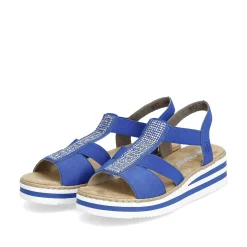 Clearance Women'S Wedge Sandals Royal Blue Men'S Summer Shoes