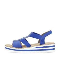 Clearance Women'S Wedge Sandals Royal Blue Men'S Summer Shoes