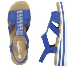 Clearance Women'S Wedge Sandals Royal Blue Men'S Summer Shoes