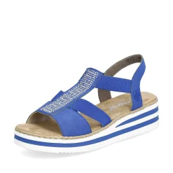 Clearance Women'S Wedge Sandals Royal Blue Men'S Summer Shoes