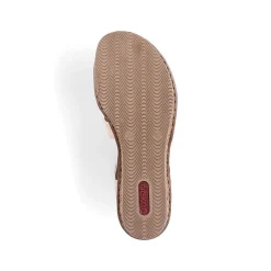 Women'S Wedge Sandals Cream Beige Ladies Heeled Shoes