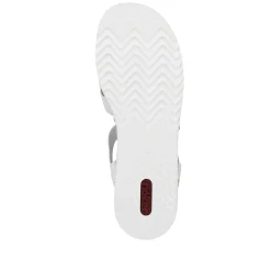 Women'S Wedge Sandals Pure White Ladies Heeled Shoes