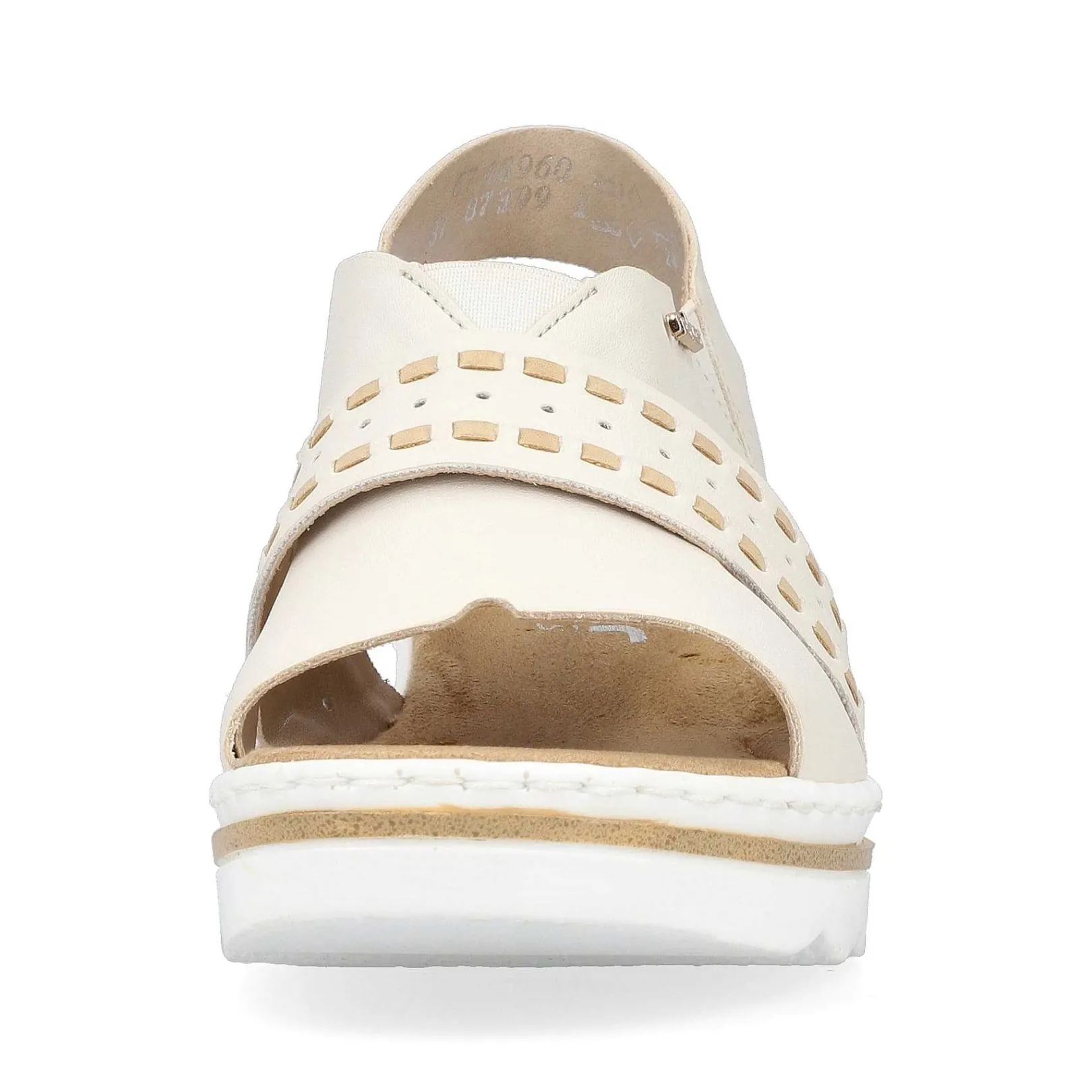 Sale Women'S Wedge Sandals Light Beige Ladies Heeled Shoes